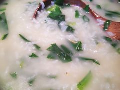 菜单调整前的一品蔬菜粥，68一小锅-粤港湾砂锅粥·宵夜(宝龙店)