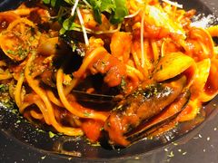 海鲜番茄意面-机器人火炉披萨