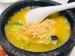 石锅脆米煮鲍鱼-望乡楼上海菜(日月光店)