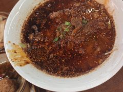 油泼秦川雪花牛肉-长安炊烟庭院陕菜(七路明光路店)