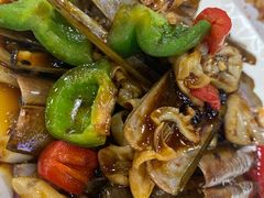 姜葱炒圣子王-鹏城人家海鲜酒家·23年老字号(较场尾店)