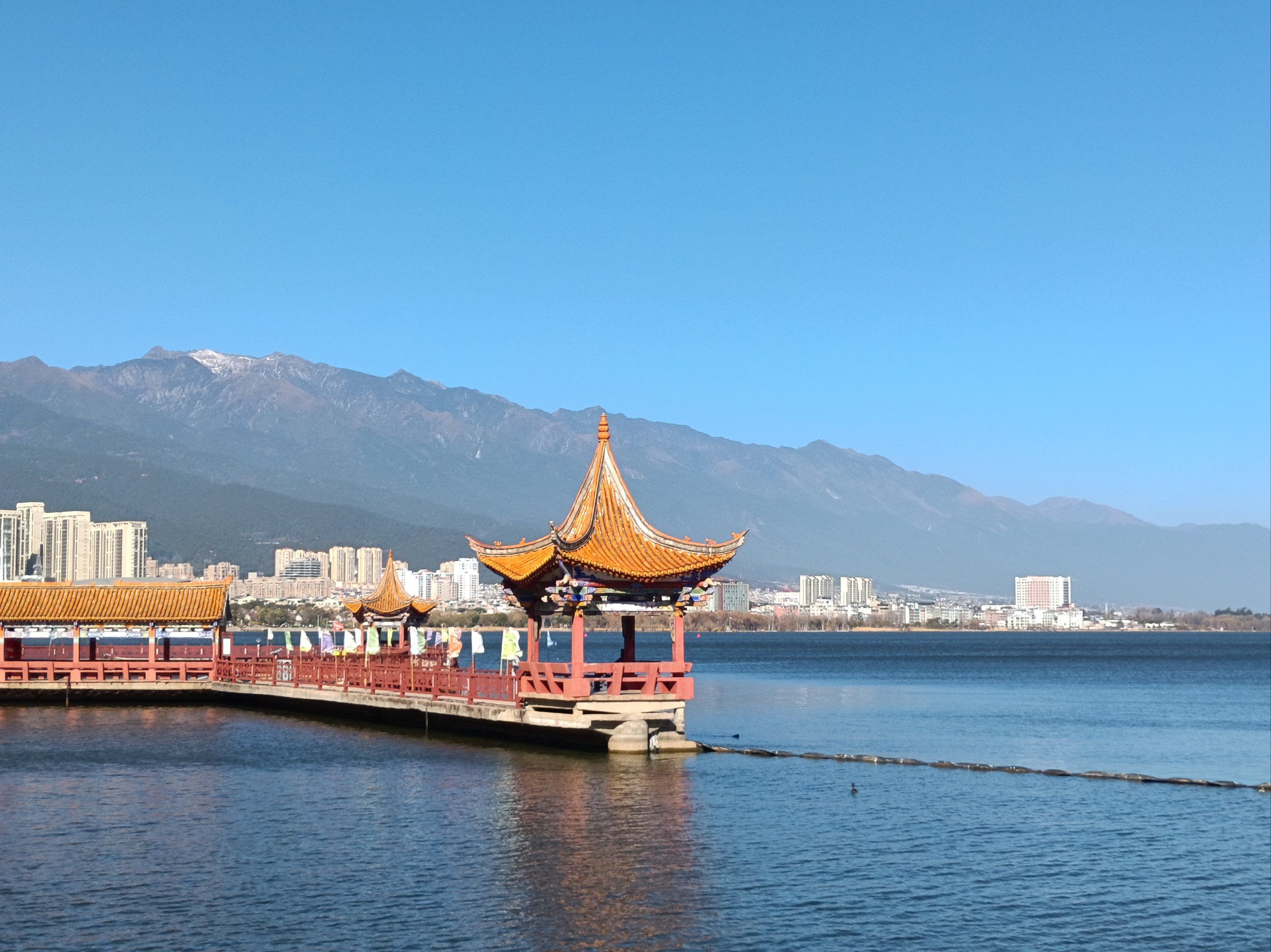 大理洱海,兴盛大桥