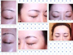 客人六度空间开运眉对比-艾妃罗高科美肤美甲美睫健康管理