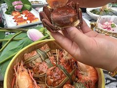 -七的湖·晚芳亭·阳澄湖农家菜·大闸蟹(莲花岛店)
