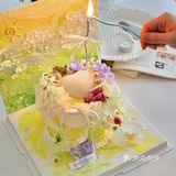 法式油画春天氛围感蛋糕🌈