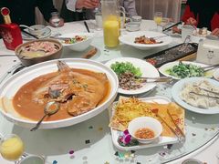 -海派美食·家宴海鲜青岛菜·石锅鲽鱼头(东方城店)