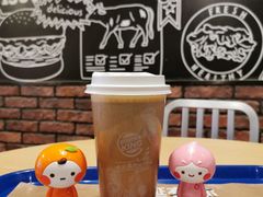 燕麦红豆奶茶-汉堡王(大连柏威年餐厅店)