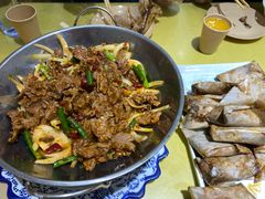 干锅牛肉-天添纸包鸡家常菜