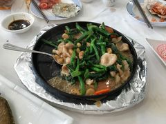 芥兰炒猪颈肉-渔民新村(番禺总店)