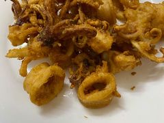 炸鱿鱼-海口滨海新村143号海南老字号炒菜店