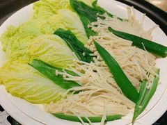 清蒸娃娃菜金针菇-黄寺蒸汽海鲜(黄寺大街店)
