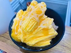 芒果绵绵冰-鞠婆婆•绵绵冰•凉糕•手工冰粉(苏稽一店)