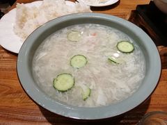 -东来菜馆•手抓海鲜家常菜•海鲜锅贴(鸽子窝店)