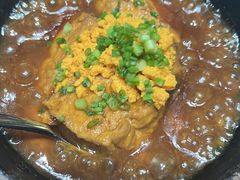 海胆虾怪酱炖老豆腐-青雅中餐厅(大连金石滩绿发希尔顿度假酒店)