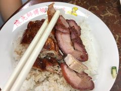 黑椒烧鹅腿拼叉烧饭-陈光记烧腊店(罗保博士街店)