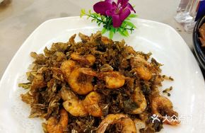 Fragrant Mei Cai Shrimp
