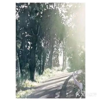 光总是如此祥和美好，无论是现实还是画里