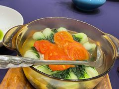 鱼翅汤番茄奶白菜-百盛·鼎膳(中海财富中心)