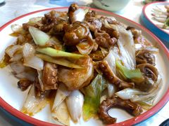 葱爆海鲜-渔民船说·北塘海鲜·天津菜·海肠捞饭(北塘古镇店)