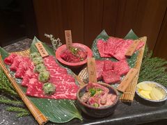 本日限定和牛五种组合-老乾杯和牛烧肉(王府中环店)