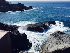 中文大浦海岸柱状节理带-柱状节理带