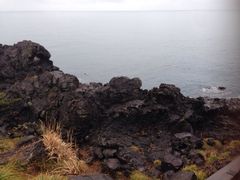 中文大浦海岸柱状节理带-柱状节理带