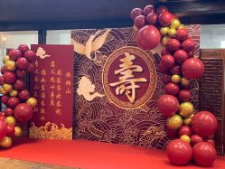 -小鲤鱼生日气球派对会场策划布置