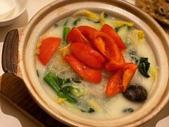 鲜茄珍菌青蔬煲-利苑酒家(宜安广场店)