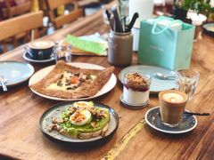 鸡蛋蘑菇熏肉荞麦可丽饼-RAC BAR(安福路店)