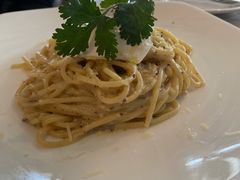 水波蛋奶油培根手工意面-the rug 飞毯 (朝阳公园店)