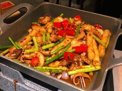 爆炒鱿鱼须-老头儿油爆虾·知味杭州(爱琴海购物中心)