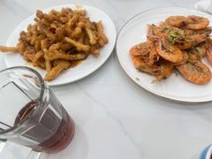 炸鱿鱼条-天伦海鲜·老味道·青岛菜(栈桥天主教堂店)