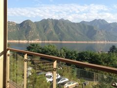 房间的阳台-北京中信金陵酒店