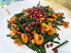 韭菜花炒虾仔-大笑饭堂(甲子桥店)