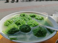 翡翠圆子汤-柏合黄记豆腐皮饭店