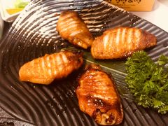 香辣鸡翅-草家酱蟹炭火烤肉店(珲春南路一店)