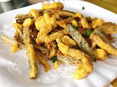 鸭嘴鱼嘴椒盐-鲤鱼塘农家山庄