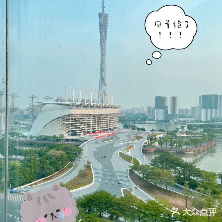 广州风景绝佳米其林餐厅体验～空中一号[加油][加油]