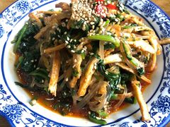 菠菜豆腐拌粉条-福顺祥大盘鸡(临潼店)