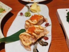 火炙三文鱼寿司-有喜屋·烧鸟·居酒屋(三钢里店)