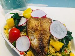 香煎鳕鱼爱上库斯小米热沙拉-Meal Salad米有沙拉(长泰广场店)