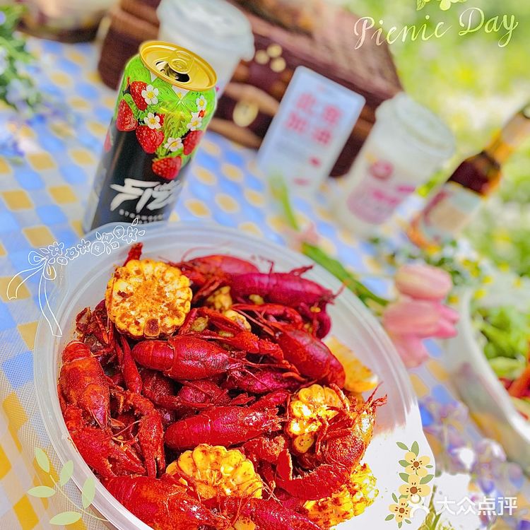 🌸春夏露营🏕️野餐🌿超美味小龙虾