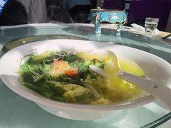 清汤瑶柱浸双蔬-烤肉季饭庄