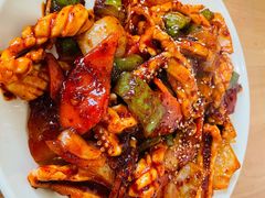 辣炒鱿鱼-贤花饭店(城阳店)