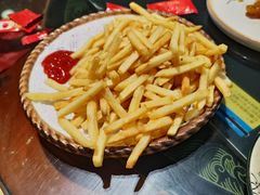 炸薯条-华盛园卷子王农家菜水库鱼