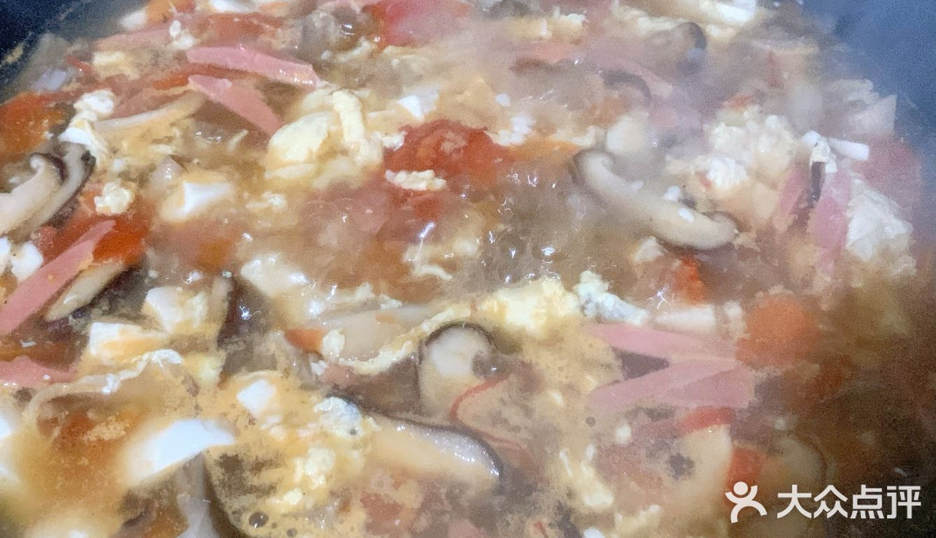味鲜番茄豆腐蛋花汤