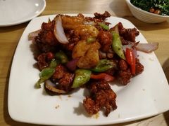 小椒香虾仁爆鸡球-陈傻子餐厅(世纪都会店)