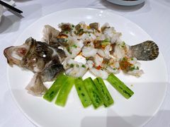 蒜香古法蒸老虎斑-北京厨房(SKP店)