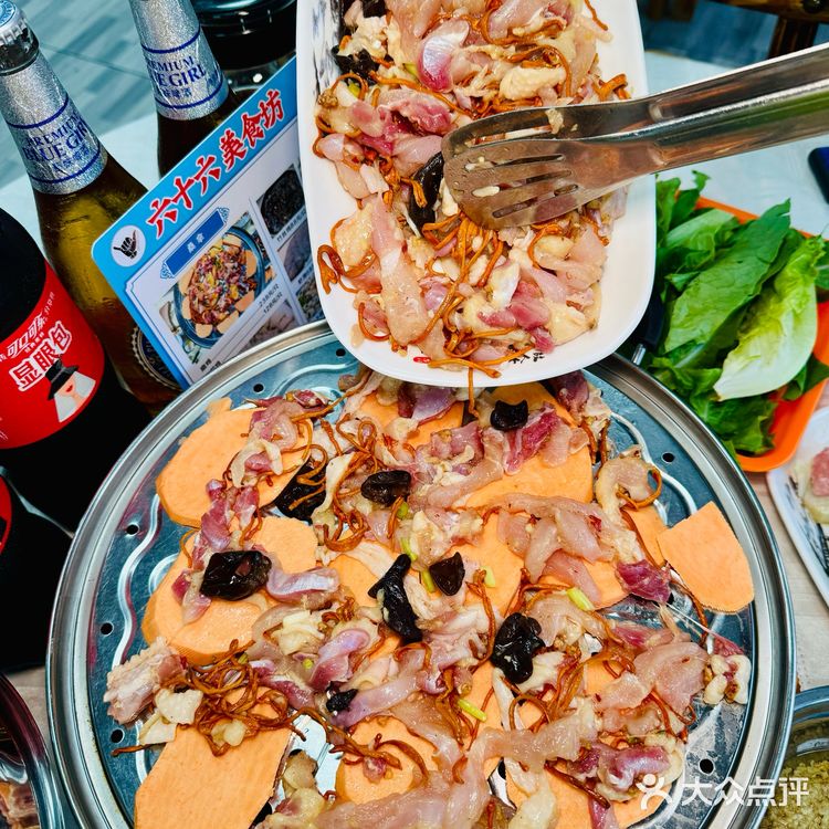 轮胎漏气，馋虫偶遇六十六的美味桑拿鸡