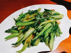 生炒广东菜心-金穗园·砂锅粥.醉鸡煲火锅(长寿路店)